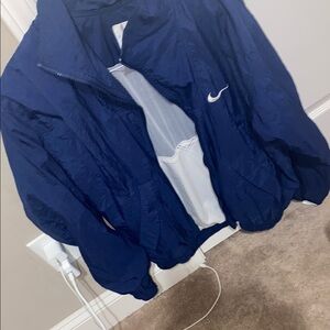 Nike Blue Windbreaker Jacket